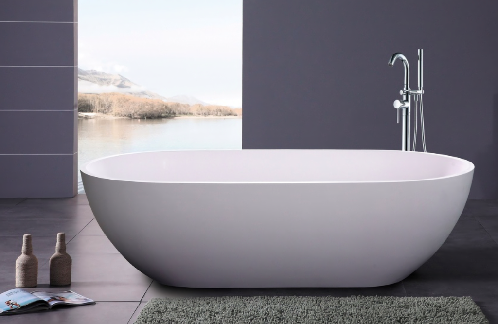 POSEIDON Stella KBT-5-1500 Free Standing Bathtub 1500*750*590mm (Gloss White)