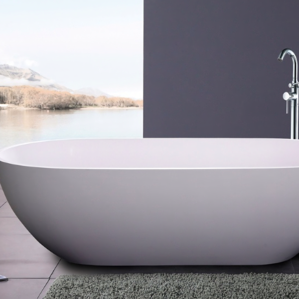 POSEIDON Stella KBT-5-1500 Free Standing Bathtub 1500*750*590mm (Gloss White)