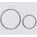 GEBERIT 115.882.KJ.1 SIGMA20 ROUND DUAL FLUSH BUTTONS MATTE WHITE WITH CHROME TRIM
