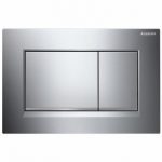 GEBERIT 115.883.KH.1 SIGMA30 SQUARE DUAL FLUSH BUTTONS CHROME WITH MATTE CHROME TRIM