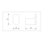 NORICO AR27 ESPERIA ROBE HOOK CHROME AND COLOURED