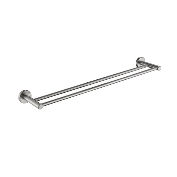 NORICO AR62 PENTRO DOUBLE TOWEL RAIL 790MM CHROME AND COLOURED