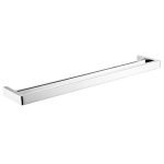 NORICO AR72-8 CAVALLO SQUARE DOUBLE TOWEL RAIL 800MM CHROME AND COLOURED