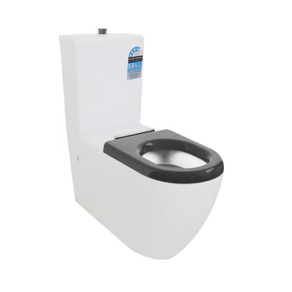 POSEIDON KDK800 ASTA DISABLE RIMLESS TOILET SUITE 810*355*880MM GLOSS WHITE