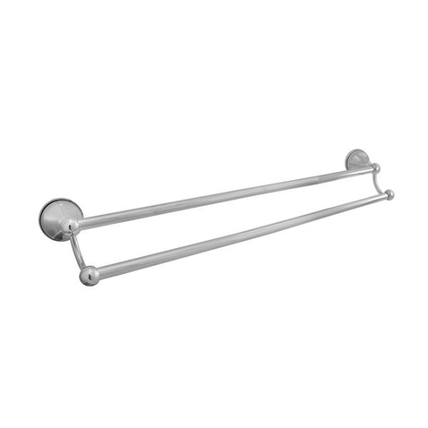 LINKWARE BR1001 BYRON DOUBLE TOWEL RAIL CHROME AND COLOURED