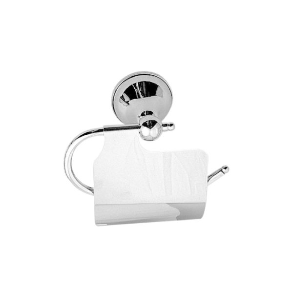 LINKWARE BR1004 BYRON TOILET ROLL HOLDER WITH FLAP CHROME AND COLOURED