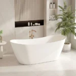 UNICASA DISNEY FREESTANDING ULTRA THIN BATH GLOSS WHITE