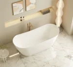 UNICASA DISNEY FREESTANDING ULTRA THIN BATH GLOSS WHITE