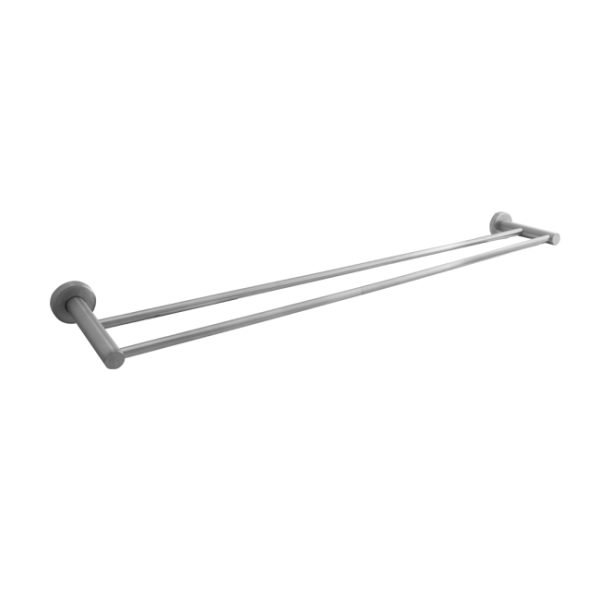 LINKWARE SSB201CP ELLE STAINLESS STEEL DOUBLE TOWEL RAIL CHROME