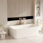 UNICASA FORTUNA BACK TO WALL ULTRA THIN BATH GLOSS WHITE