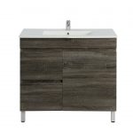 POSEIDON B74LL-DG BERGE MDF FLOOR STANDING VANITY LEFT SIDE DRAWERS 740*830*450MM DARK GREY