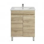 POSEIDON B64L-WO BERGE MDF FLOOR STANDING VANITY 590*830*450MM WHITE OAK