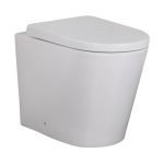 POSEIDON KDK107R ELVERA RIMLESS EXTRA HEIGHT WALL FACED FLOOR PAN GLOSS WHITE