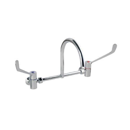 LINKWARE LC604 LINKCARE DISABLED TAPWARE LEVER WALL SINK SET CHROME