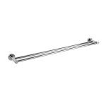 LINKWARE LR4001 LOUI DOUBLE TOWEL RAIL 750mm CHROME / BLACK