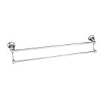 LINKWARE NR8001 NOOSA DOUBLE TOWEL RAIL CHROME AND COLOURED