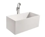 UNICASA ORTA FREESTANDING MULTI FIT BATH GLOSS WHITE