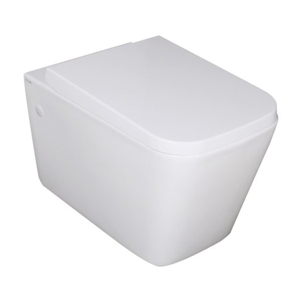 POSEIDON KDK303 QUBIST BTW WALL HUNG PAN 550*345*320MM GLOSS WHITE