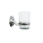 LINKWARE R2008 RENEW TUMBLER HOLDER WITH GLASS CHROME / WHITE