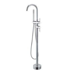 NORICO SP16 PENTRO FREE-STANDING BATH MIXER WITH HAND HELD SHOWER CHROME AND COLOURED