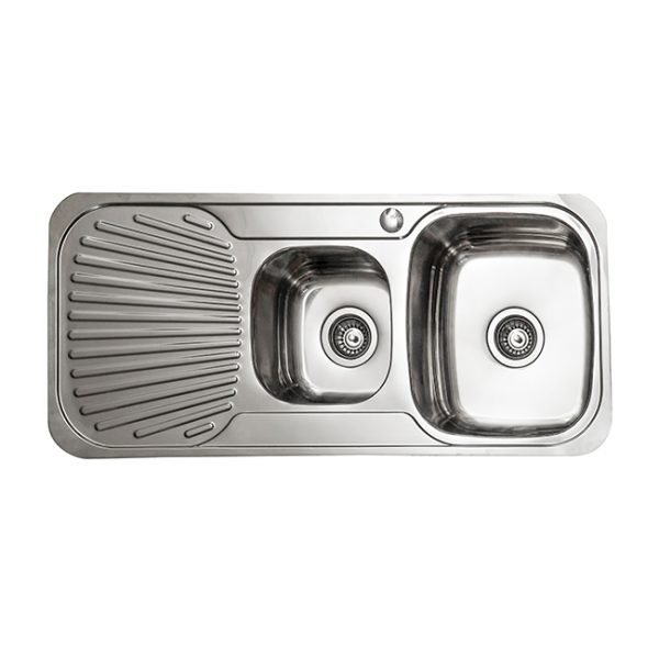 LINKWARE BL867L/R SYDENHAM SINKS ONE AND 3/4 LEFT/RIGHT HAND BOWL STAINLESS STEEL