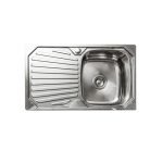 LINKWARE BL843R SYDENHAM SINKS SINGLE RIGHT HAND BOWL STAINLESS STEEL