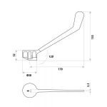 LINKWARE LC502 LINKCARE DISABLED TAPWARE 40mm LEVER HANDLES CHROME