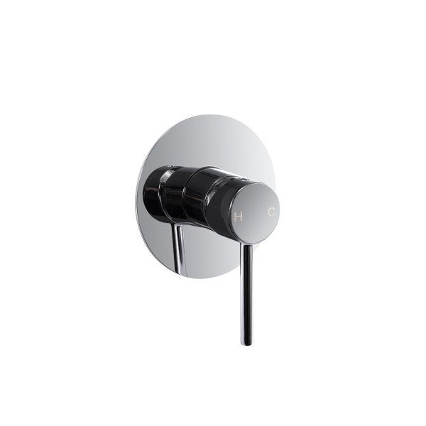 NORICO WM26 PENTRO ROUND SHOWER MIXER CHROME AND COLOURED