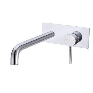 NORICO WMT44 PENTRO WALL MIXER WITH SPOUT CHROME AND COLOURED