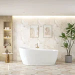 UNICASA CA-1500-MW CANNES FREESTANDING BATH 1500MM MATTE WHITE