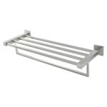 AQUAPERLA 6309.TR BLAZE TOWEL RACK 600MM CHROME AND BLACK