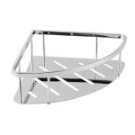 AQUAERLA 6116.TR STAINLESS STEEL SHOWER SHELF CHROME AND BLACK