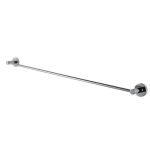 AQUAPERLA 6601.TR LUCID PIN LEVER SINGLE TOWEL RAIL 790MM CHROME AND BLACK