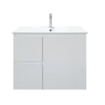 UNICASA BI-75W-GW BIANCA WALL HUNG MDF VANITY 750MM GLOSS WHITE