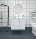 UNICASA BI-75W-GW BIANCA WALL HUNG MDF VANITY 750MM GLOSS WHITE