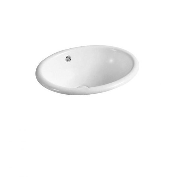 UNICASA COSY-49 COSY INSERT ROUND EGDE BASIN (GLOSS WHITE)