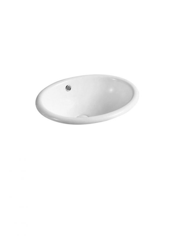 UNICASA COSY-49 COSY INSERT ROUND EGDE BASIN (GLOSS WHITE)