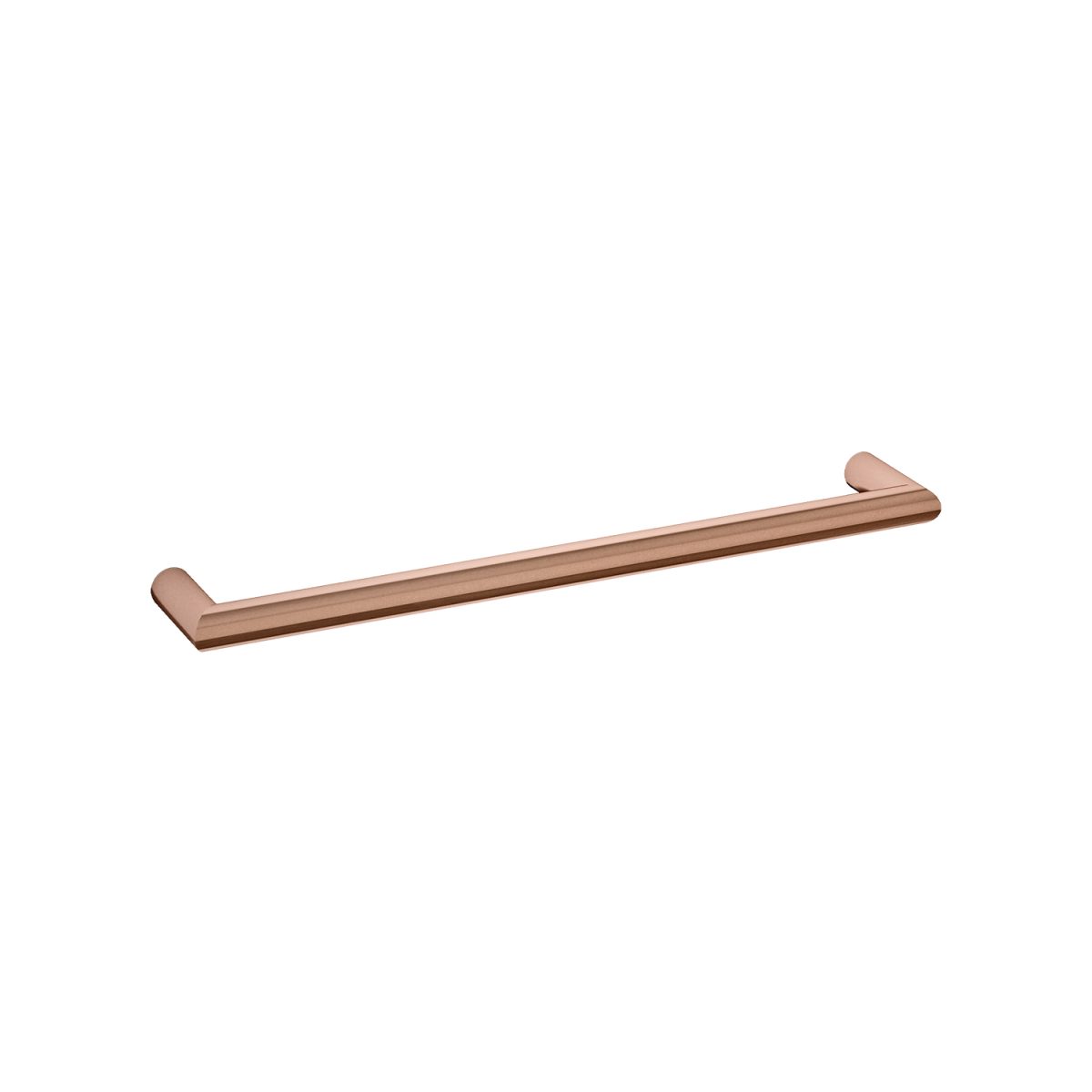 THERMOGROUP DSR6RG ROUND SINGLE BAR HEATED TOWEL RAIL ROSE GOLD