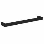 THERMOGROUP DSS8B SQUARE SINGLE BAR HEATED TOWEL RAIL MATT BLACK