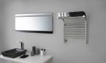 THERMOGROUP M62SPR JEEVES TANGENT M HEATED TOWEL RAIL POLISHED STAINLESS STEEL