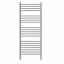 THERMOGROUP D62SBR JEEVES STRAIGHT ROUND LADDER HEATED TOWEL RAIL BRUSHED STAINLESS STEEL