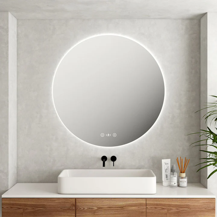 UNICASA LED-60-RD LUNA ROUND FRAMLESS LED MIRROR 600MM