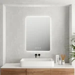 UNICASA LED-6075-SQ LUNA RECTANGLE FRAMELESS LED MIRROR 600x750MM