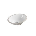 UNICASA NUE-R45 NUE UNDERMOUNT OVAL BASIN (GLOSS WHITE)