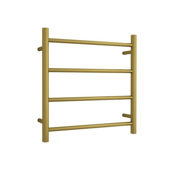 THERMOGROUP SR25MBG ROUND LADDER HEATED TOWEL RAIL BRUSHED GOLD
