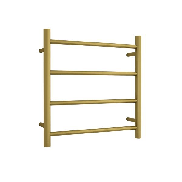 THERMOGROUP SR25MBG ROUND LADDER HEATED TOWEL RAIL BRUSHED GOLD