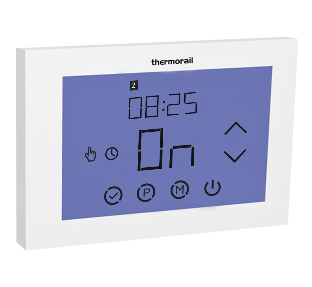 THERMOGROUP TRTSL LANDSCAPE TOUCH SCREEN 7 DAY TIMER WHITE