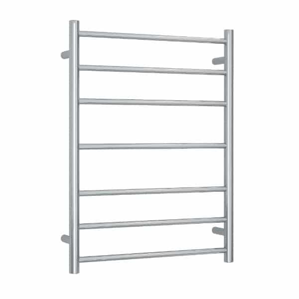 THERMOGROUP BS44M STRAIGHT ROUND BUDGET LADDER HEATED TOWEL RAIL POLISHED STAINLESS STEEL