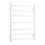 THERMOGROUP BS44MW ROUND LADDER HEATED TOWEL RAIL SATIN WHITE
