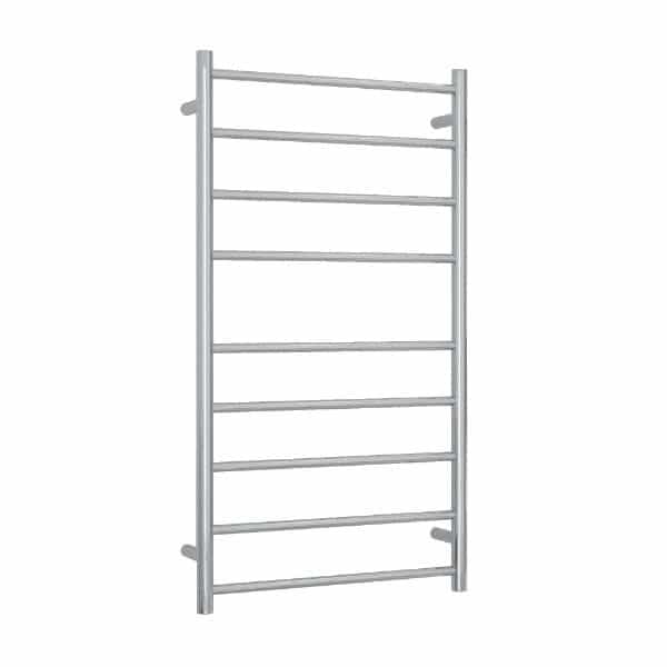 THERMOGROUP BS46M STRAIGHT ROUND BUDGET LADDER HEATED TOWEL RAIL POLISHED STAINLESS STEEL